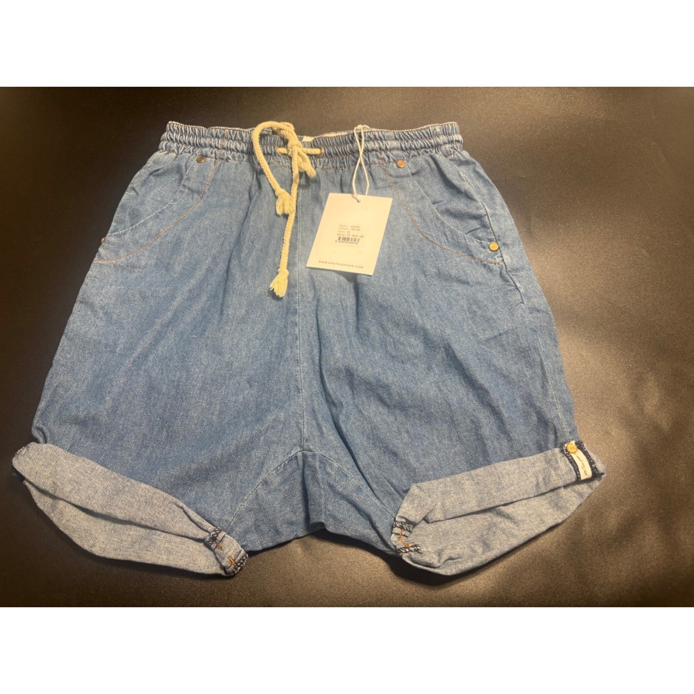 One Teaspoon NWT Dallas Super Trackie Denim Shorts‎ Size XS MSRP $110
